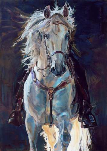 Fine Art Acrylic Painter of Horses