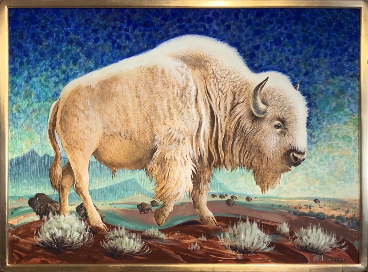 The Legend Of The White Buffalo   Ivanov TheLegendoftheWhiteBuffalo 42x56 ETonpanel 16k 